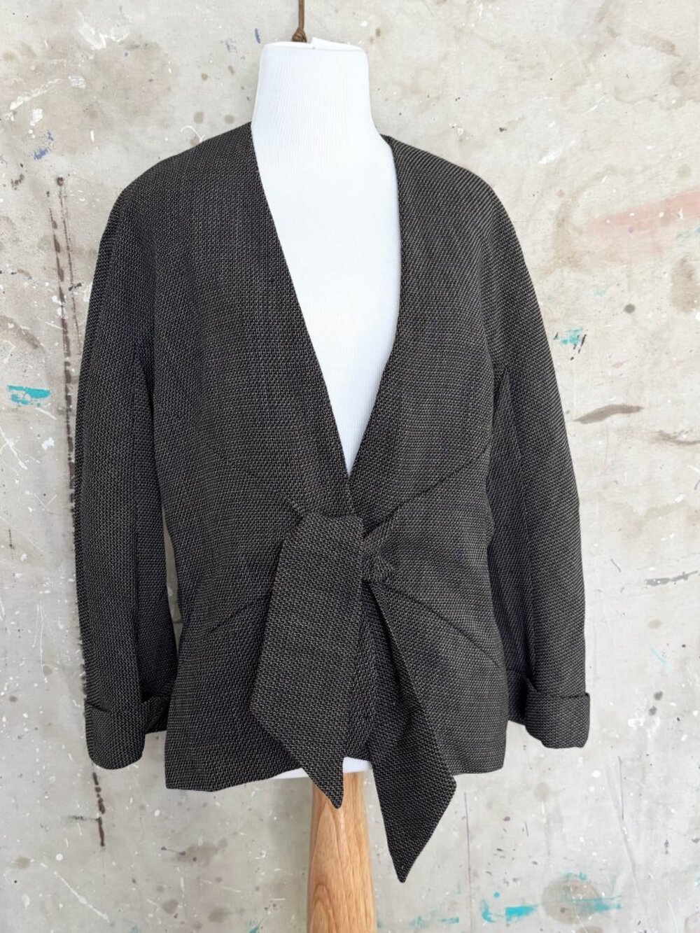 Max Mara Tie Waist Blazer